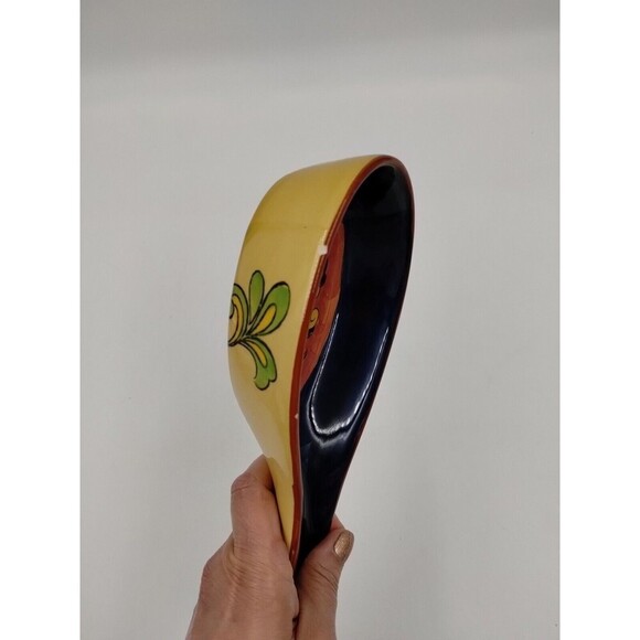 Mexican Talavera Large Spoon Rest 10" Bright Colors - Picture 6 of 10